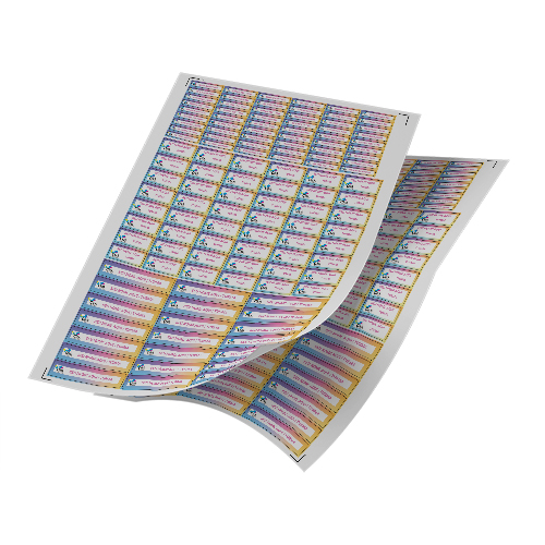 Cartela com 136 adesivo (84 P = 4,5x07cm, 40 M= 4,7x2cm, 12 G = 9,7x2,1cm), Adesivo Vinil, acabamento PROLAM